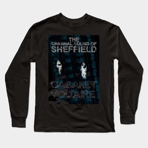 Cabaret Voltaire - The Original Sound Of Sheffield. Long Sleeve T-Shirt by OriginalDarkPoetry